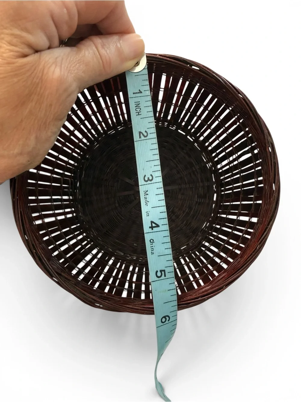 Vintage Woven Wicker Flower Pot Basket Holders
